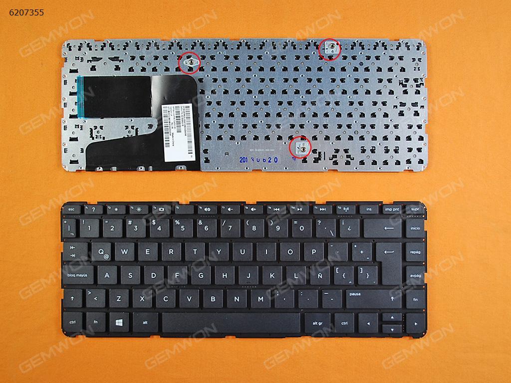 HP Pavilion 14-E BLACK(Without FRAME,Without Foil,With 3 screws, For Win8) LA 9Z.N9GSQ.01E Laptop Keyboard (OEM-B)