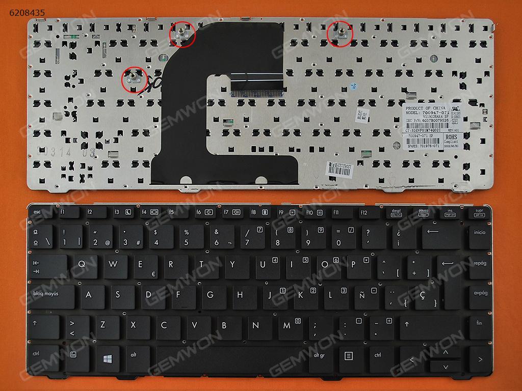 HP EliteBook 8460P BLACK(Without BLACK Point stick,Without foil For Win8) SP 683835-071 6037B0064826 SG-39440-2EA Laptop Keyboard (OEM-B)