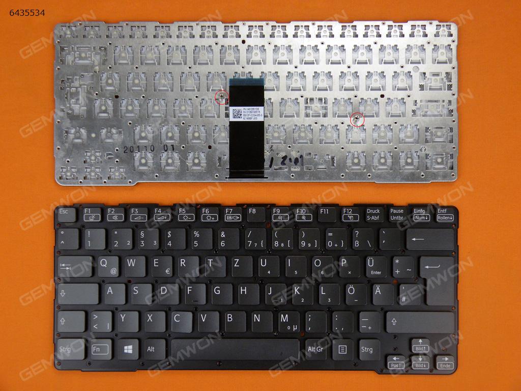 SONY SVE14A BLACK(Golden side,For Backlit version,without FRAME,without foil,For Win8) GR 149123511DE 9Z.N6BBF.U0G Laptop Keyboard (OEM-B)