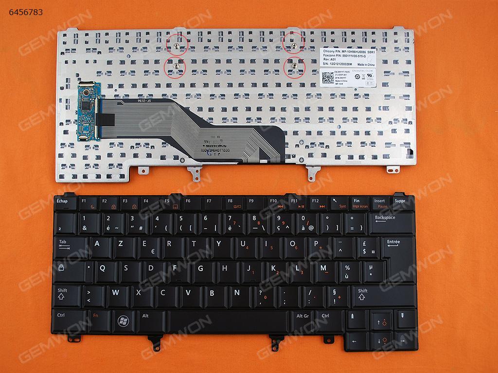 DELL Latitude E6420 E5420 E6220 E6320 E6430 BLACK(Without Point stick) FR N/A Laptop Keyboard (OEM-B)