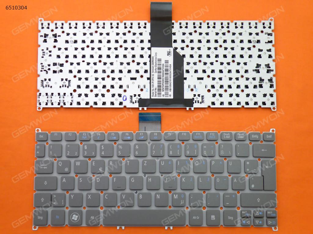 ACER  S3-951 S3-391 S5-391 V5-171 Aspire One 725 756 TravelMate B1  GRAY GR 9Z.N7WPW.00G  R10PW Laptop Keyboard (OEM-B)