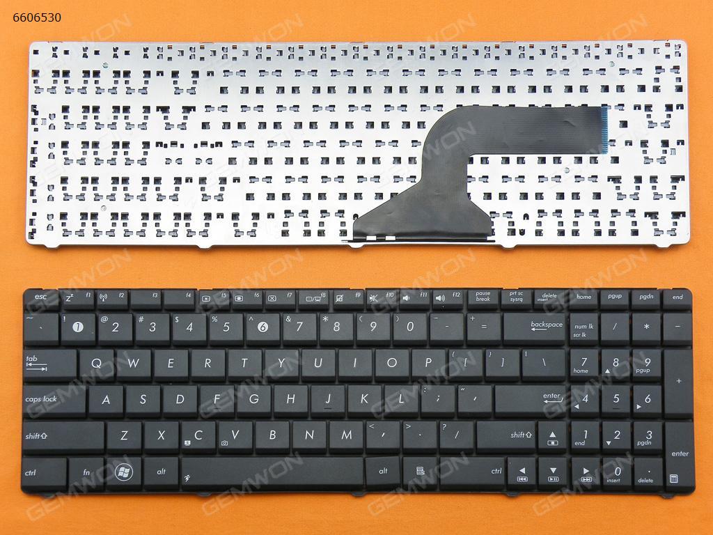 ASUS N53 BLACK(Without foil) US N/A Laptop Keyboard (OEM-B)