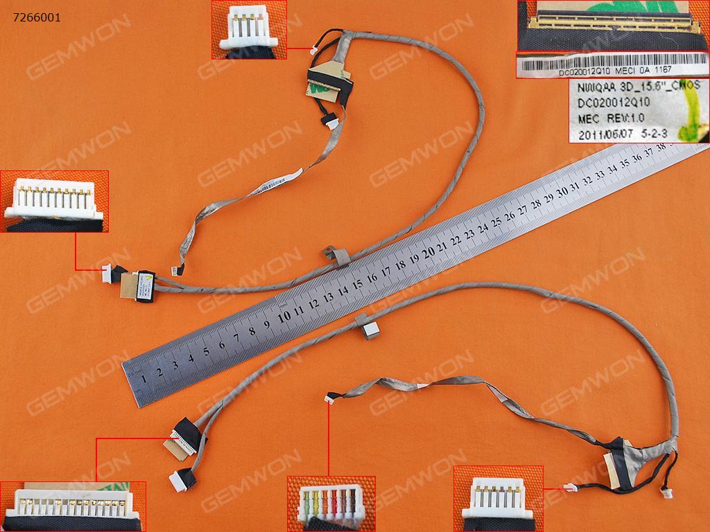 TOSHIBA Satellite A660 A660-01S A665 LCD/LED Cable DC020012Q10