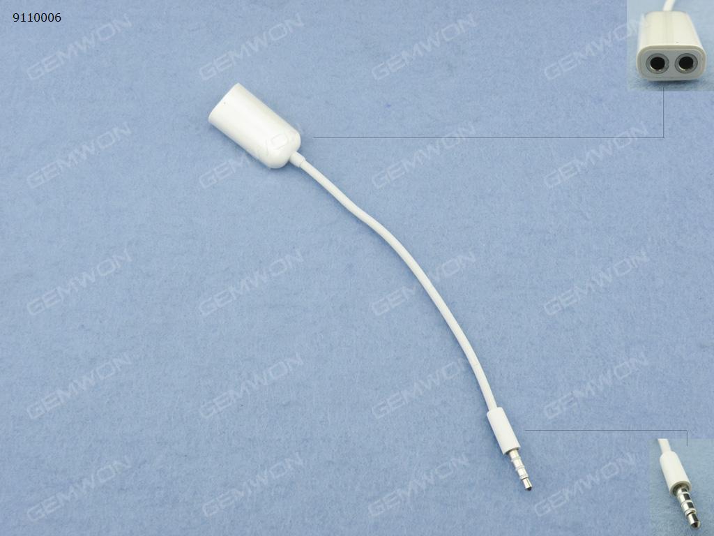 3.5MM Male to Female Splitter Stereo Audio Cable for iPhone 5/4/4S iPad 3 ipod Other N/A