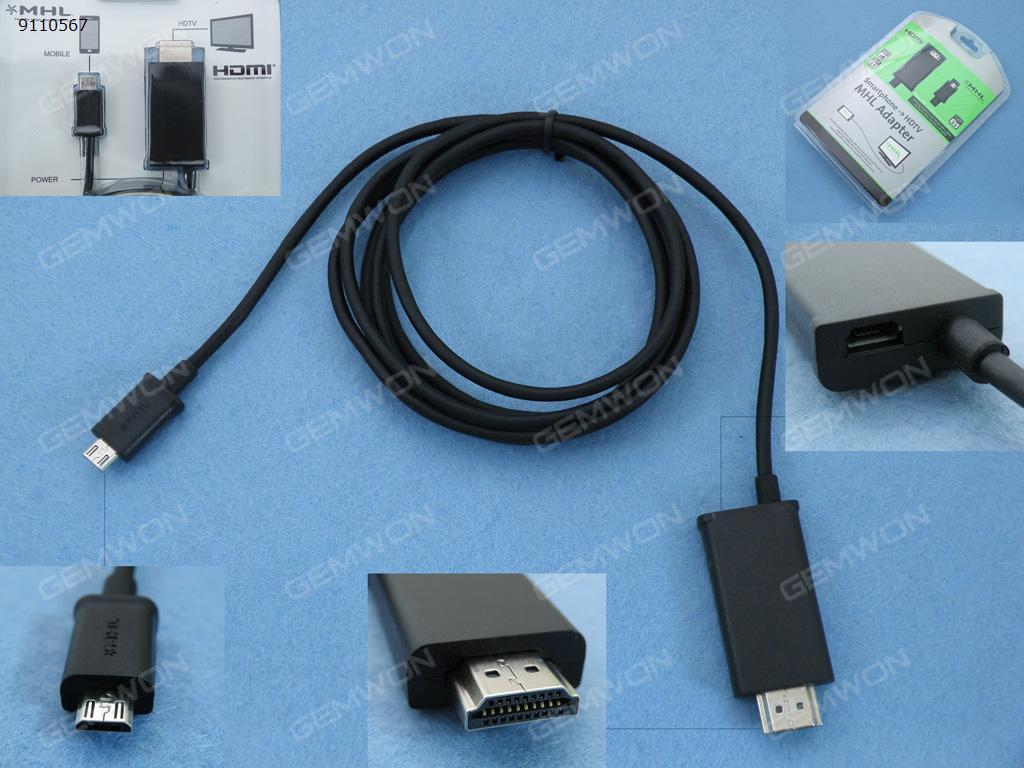 Mirco USB To HDMI M For Samsung Galaxies HTC G14 (1.8M) Other N/A