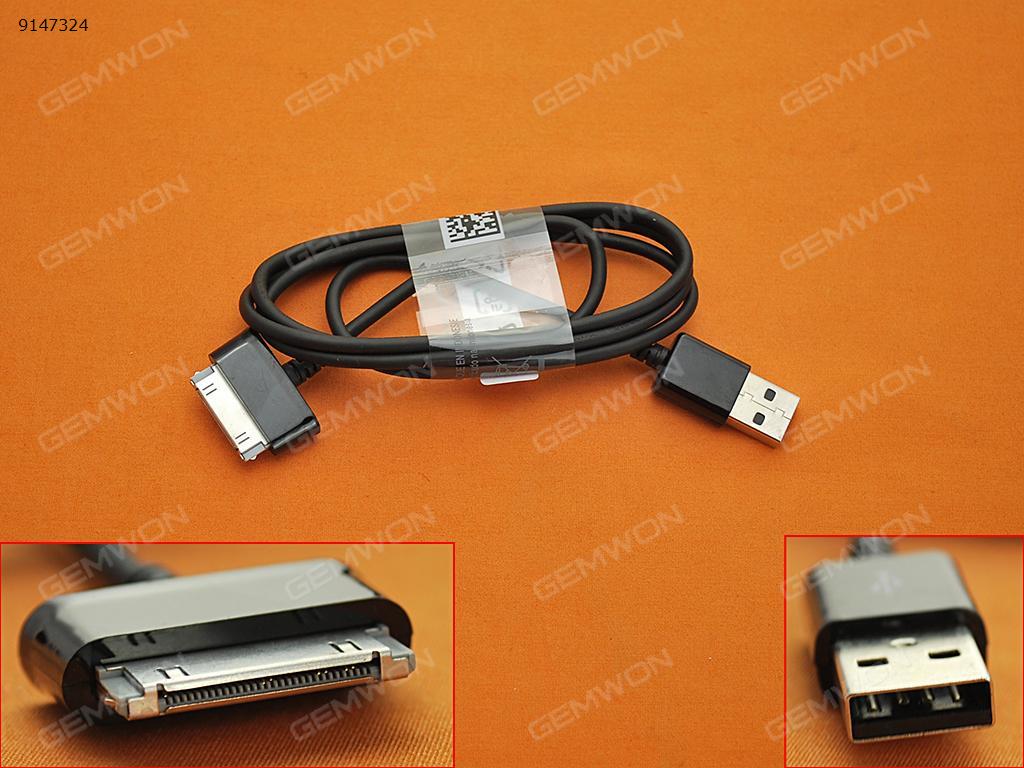 USB 30PIN BLACK CABLE DATA CHARGER SAMSUNG GALAXY TAB 7.0 PLUS 8.9 10.1 Audio & Video Converter N/A