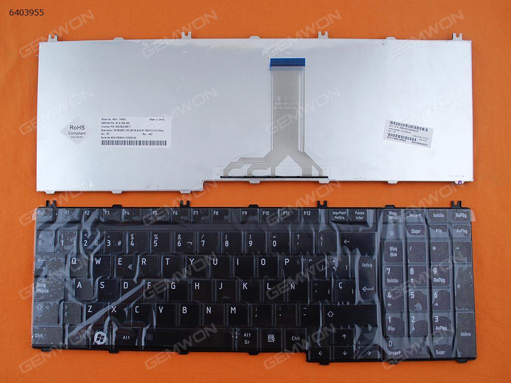 TOSHIBA G50 GLOSSY (Compatible with P300 L350 L500) SP N/A Laptop Keyboard (OEM-B)