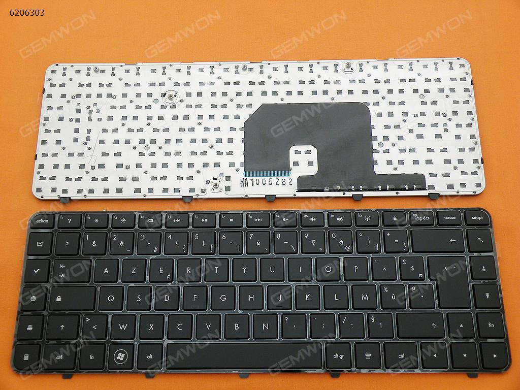 HP Pavilion DV6-3000 BLACK FRAME BLACK FR LX6 NSK-HR0UQ 0F 9Z.N4CUQ.00F AELX6F00310 2B-40607Q100 Laptop Keyboard (OEM-B)