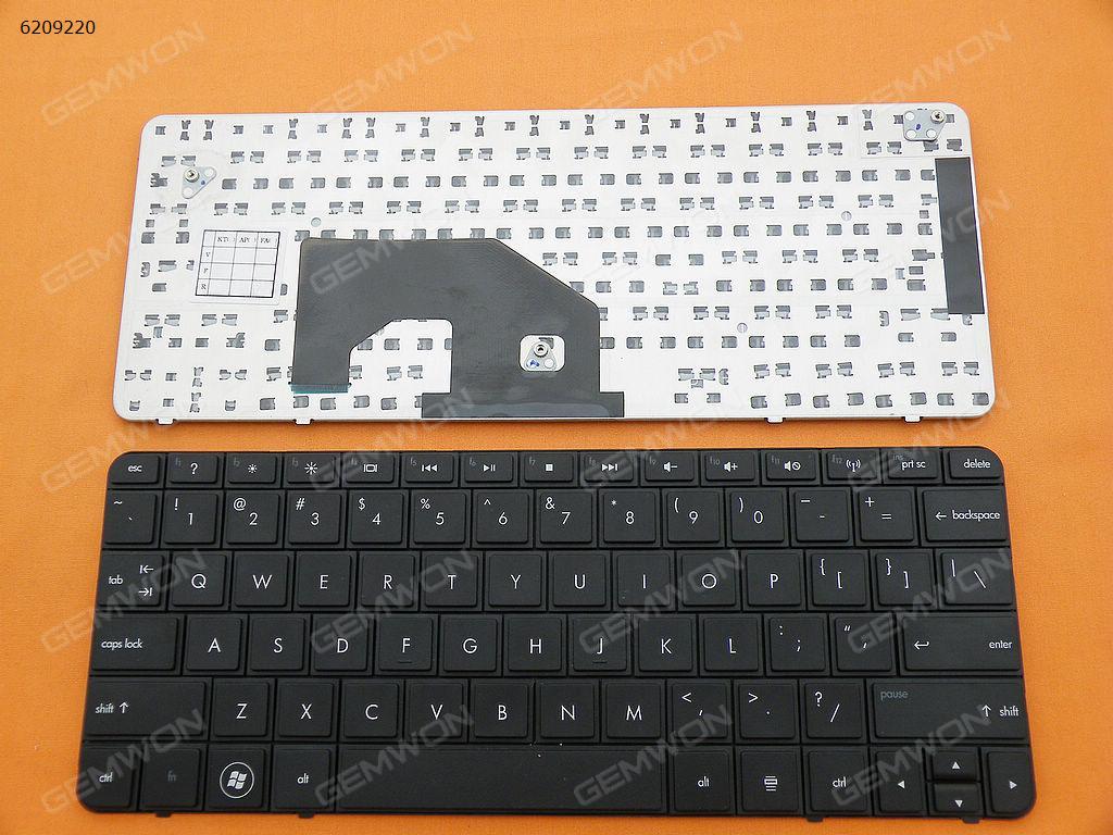 HP MINI 210-1000 BLACK US 587829-001 594706-001 AENM7U00210 SG-35400-XUA Laptop Keyboard (OEM-B)