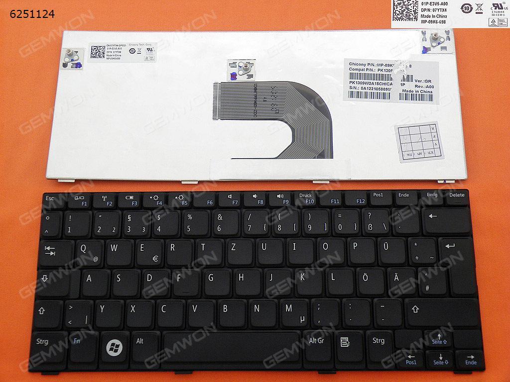 DELL Inspiron MINI 1012 1018 BLACK(MINI 10 Series) GR PK1309W2A MP-09K6-698 MP-09K66D0-6982 21PK130F12A16 Laptop Keyboard (OEM-B)