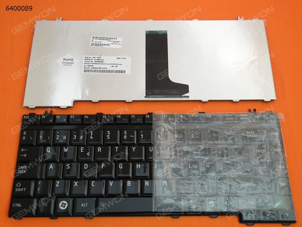 TOSHIBA A300 M300 L300 GLOSSY SP NSK-TAB0S 9J.N9082.B0S NSK-TAJ0S 9J.N9082.J0S MP-06866E0-9204 AEBL5P00150-SP Laptop Keyboard (OEM-B)