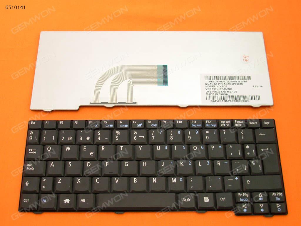 ACER ONE A150 BLACK SP ZG5 9J.N9482.10S AEZG5P00030 MP-08B46E0-920 Laptop Keyboard (OEM-B)