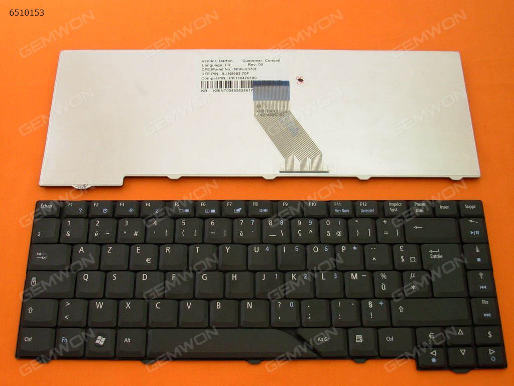 ACER AS5930 BLACK FR MP-07A26F0-6981 PK130470290 NSK-AKA0F 9JN1A82A0F Laptop Keyboard (OEM-B)