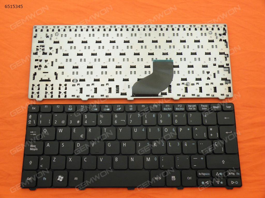 ACER Aspire ONE D260/GATEWAY LT21 BLACK(Without foil) SP N/A Laptop Keyboard (OEM-B)