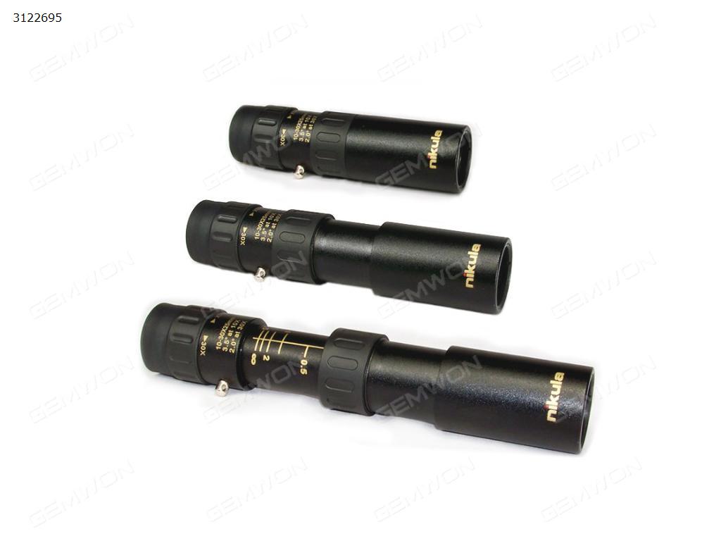 10-30X25 Monocular Telescope Pocket-Size For Outdoor Camping Travel Hunting(black) Camping & Hiking N/A