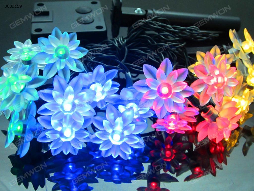 20 LED Lotus Double Light Garden Party Festival Illumination Gebutstag（Multicolour） Other N/A