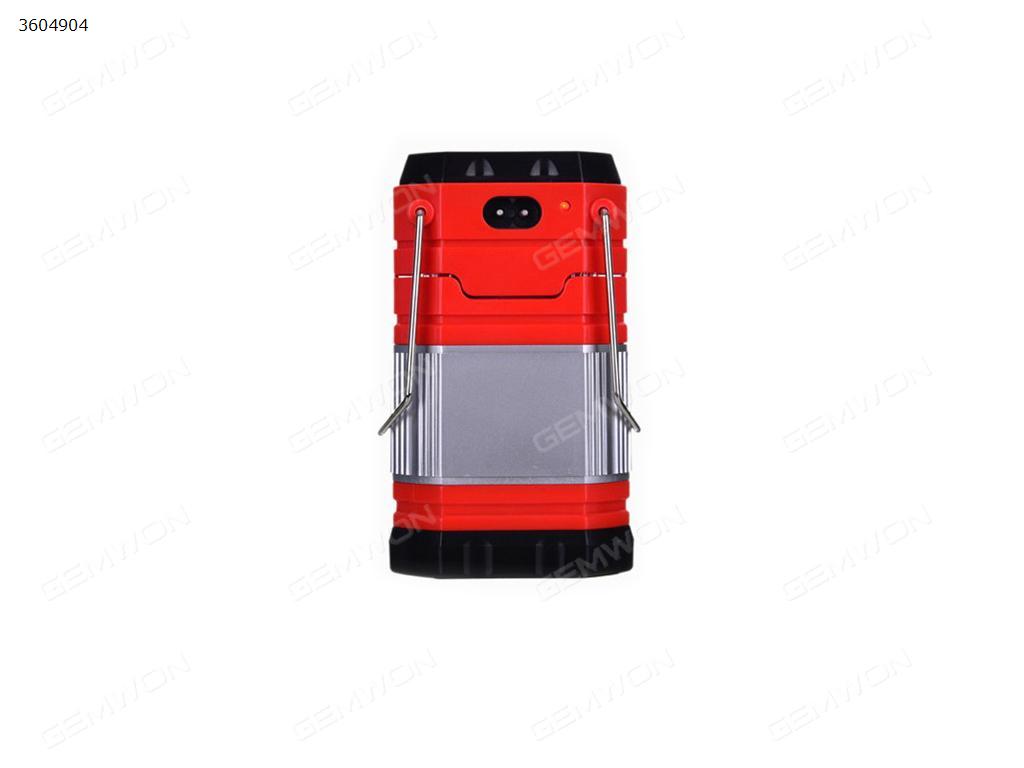 Solar USB Rechargeable Camping Lantern Hiking Light Portable Tent Light（red） Other N/A