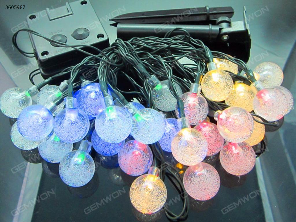 30 LED Bubble Bead Solar Power Light Garden Party Festival Gebustag Illumination（Multicolour） Other N/A