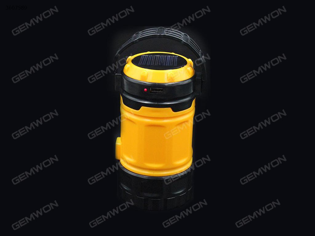 Portable Solar Rechargeable Light Outdoor Hiking/Garden/Home/Fishing Light(yellow) Other N/A