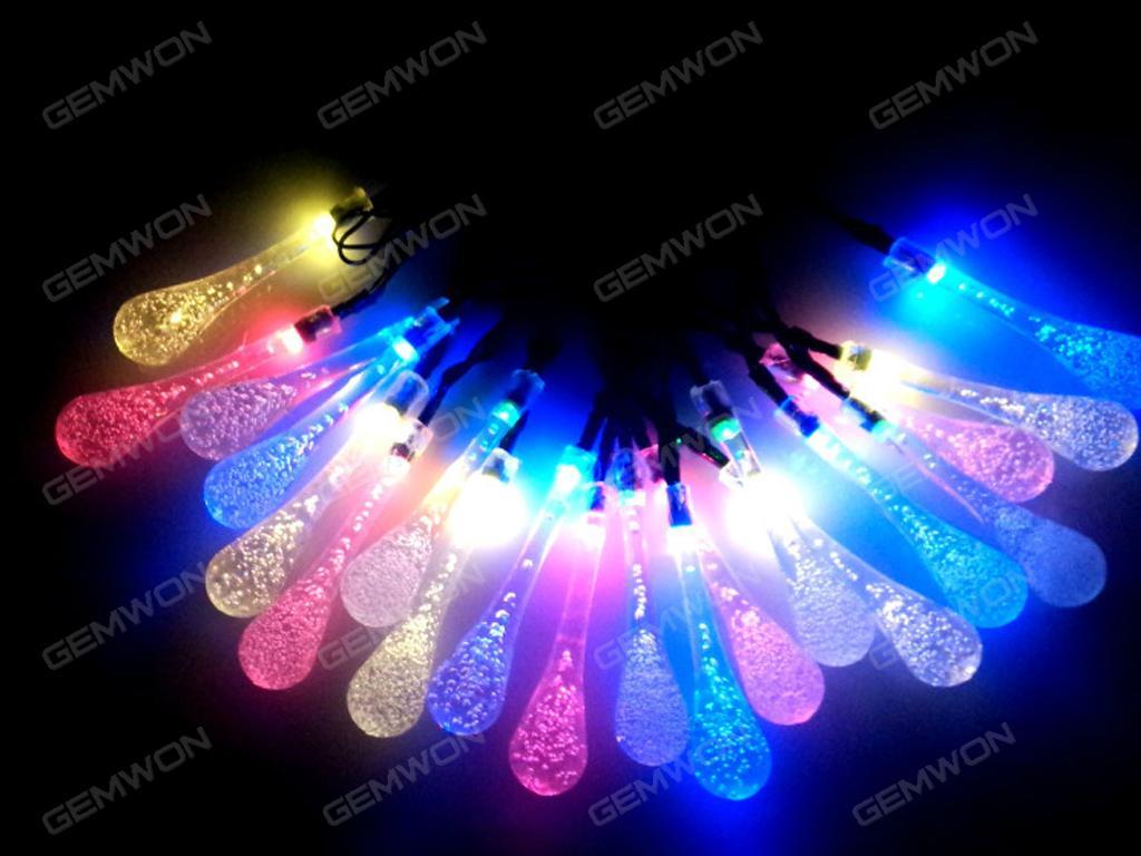 20 LED Water-Drop Solar Power Light Garden Party Festival Illumination（Multicolour） Other N/A