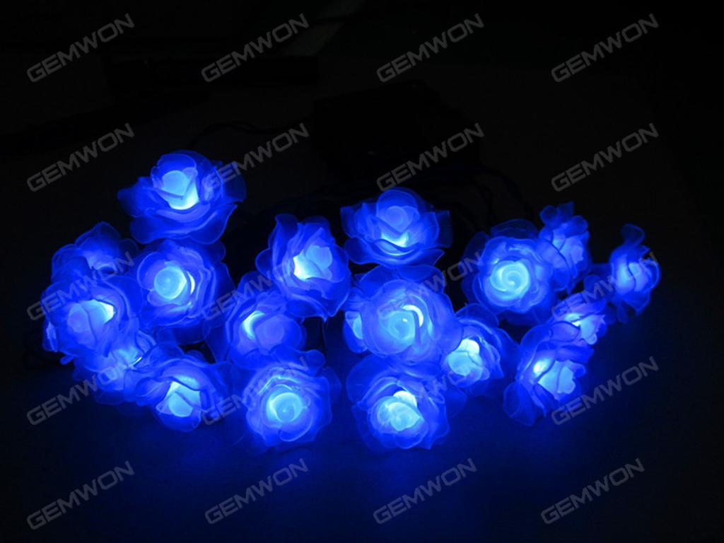 20 LED Rose Flower Party  Festival Illumination Gebutstag（Blue） Other N/A