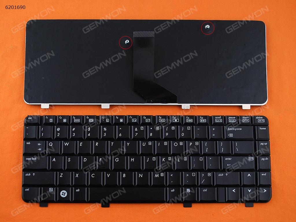 HP 500 510 520 BLACK（OEM） US US Laptop Keyboard (OEM-A)