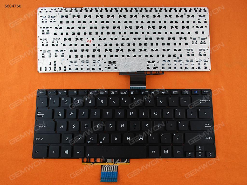 ASUS  S301 S301L S301LA S301LP BLACK (For Win8) US N/A Laptop Keyboard (OEM-B)