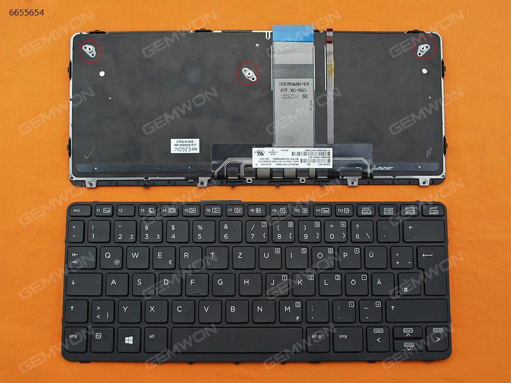 HP Pro X2 612 G1 BLACK FRAME BLACK(Backlit,Win8) GR 9Z.N9WBV.30G Laptop Keyboard (OEM-B)