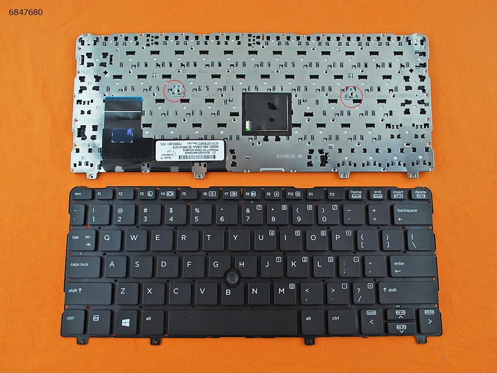 New Keyboard for HP EliteBook 820 G1 BLACK FRAME BLACK with point US | eBay