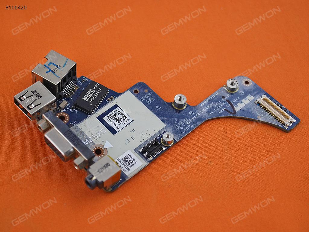 USB VGA Audio Board And NIC Connector For DELL E6420(Pulled) Board CYXNG