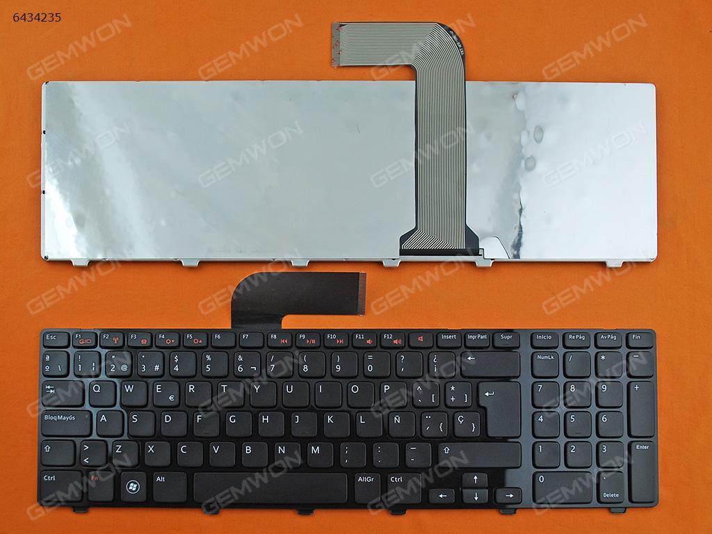 DELL NEW Inspiron 17R N7110 BLACK FRAME BLACK(OEM,Withfoil) SP N/A Laptop Keyboard (OEM-A)