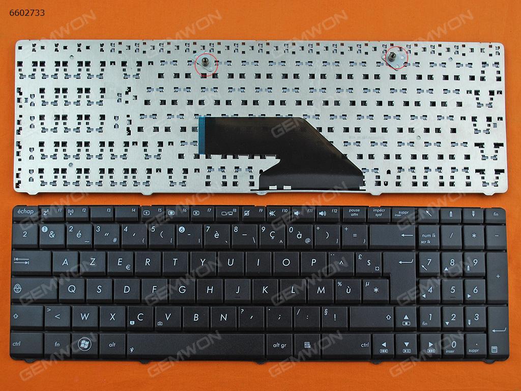 ASUS K75 BLACK(Without Foil) FR N/A Laptop Keyboard (OEM-B)