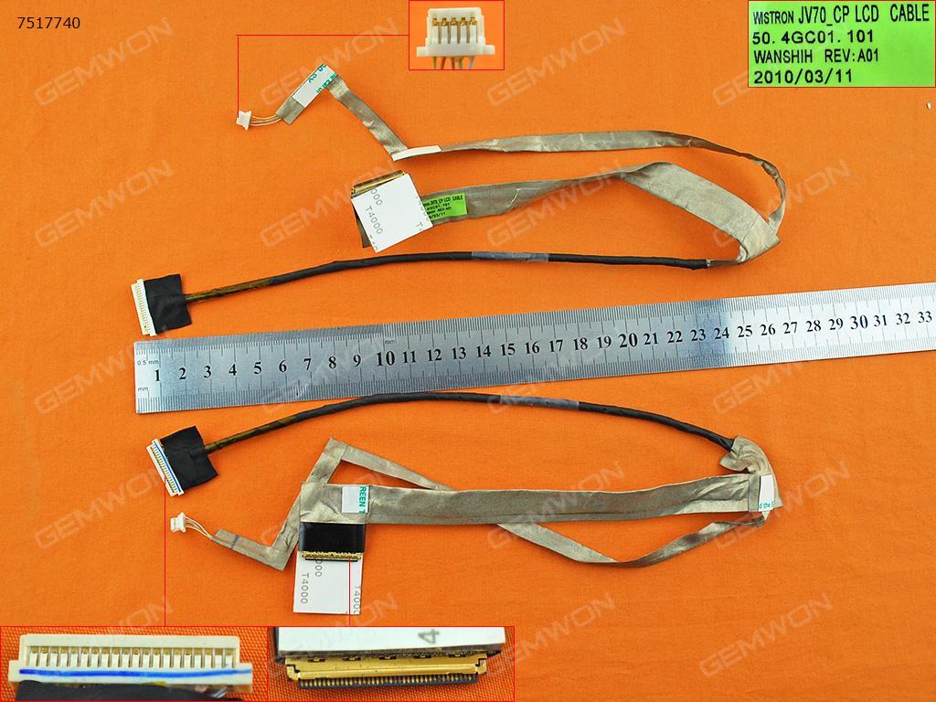 Acer Aspire 7740 7740G 7736G 7540 7540G，ORG LCD/LED Cable 50.4GC01.101