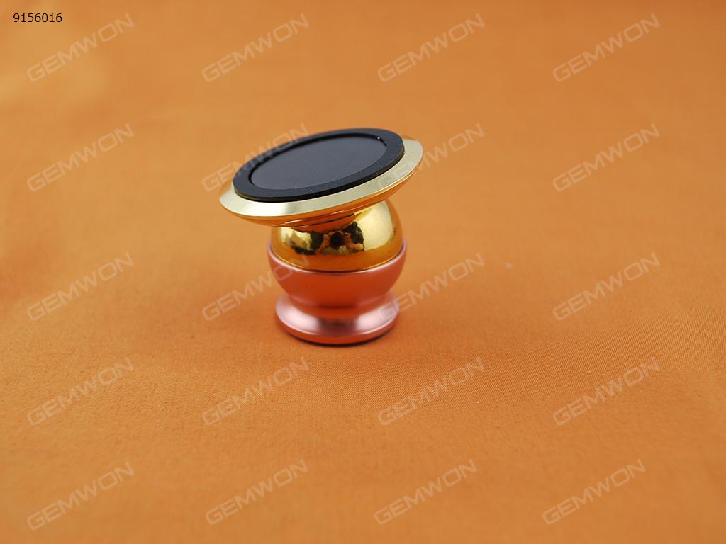 Gold Plated 360°Revolving Magnetic Support Smart Phone Car Holder Mobile Scaffold Other N/A