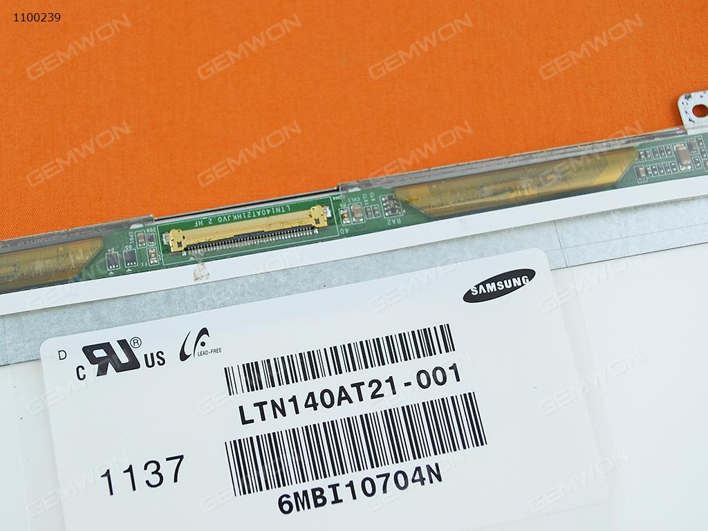 14.0"inch LED 1366*768 40 pin LTN140AT21-001 002 003  95%newLTN140AT21