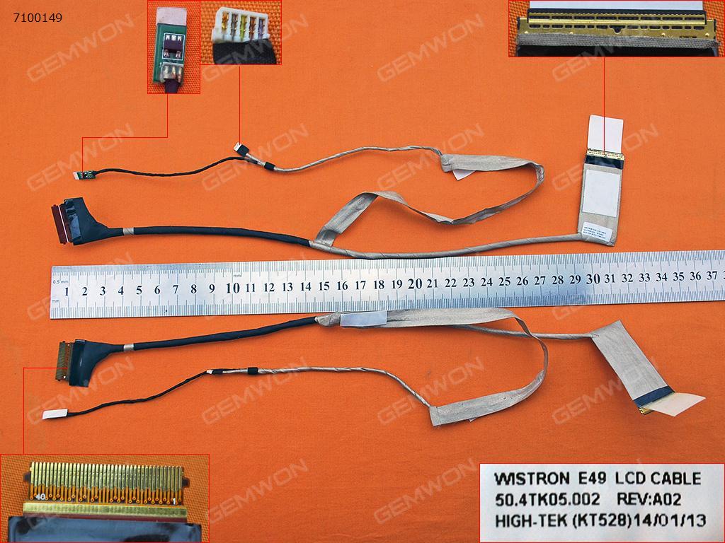 LENOVO E49 E49L E49A E49AL E49G LCD/LED Cable 50.4TK05.001