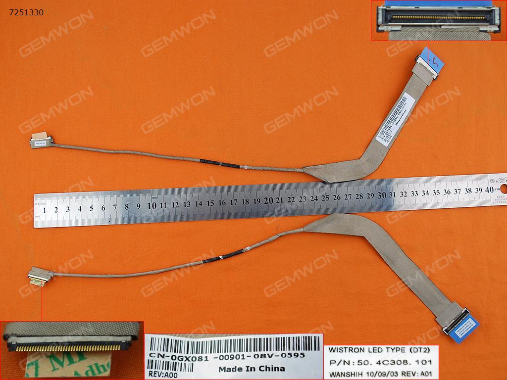 DELL XPS M1330 LCD/LED Cable 50.4C308.101 0GX081