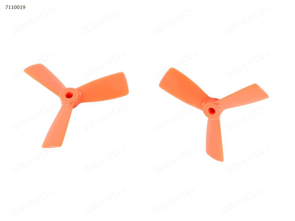 1 Pairs Bullnose orange clover paddle new airfoil 3045 CW/CCW Prop for Race FPV Drone Drone Parts PJ-019