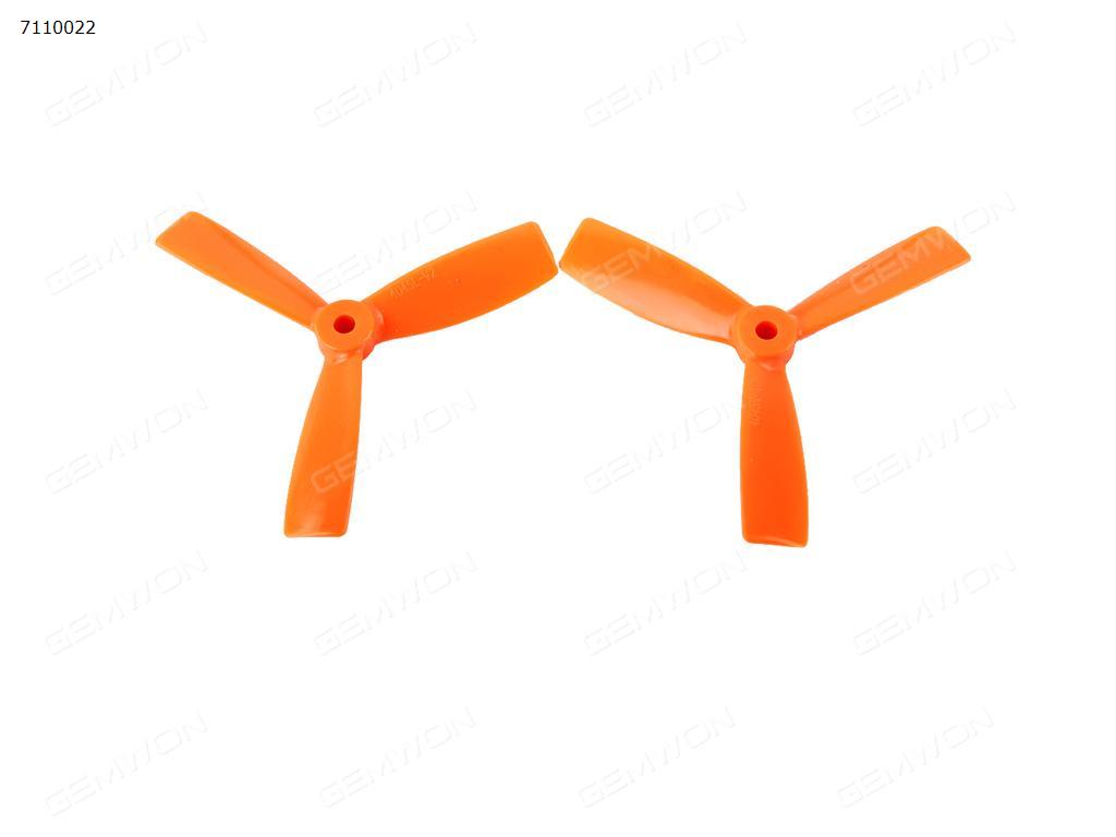 1 Pairs Bullnose orange clover paddle new airfoil 4045 CW/CCW Prop for Race FPV Drone Drone Parts PJ-022