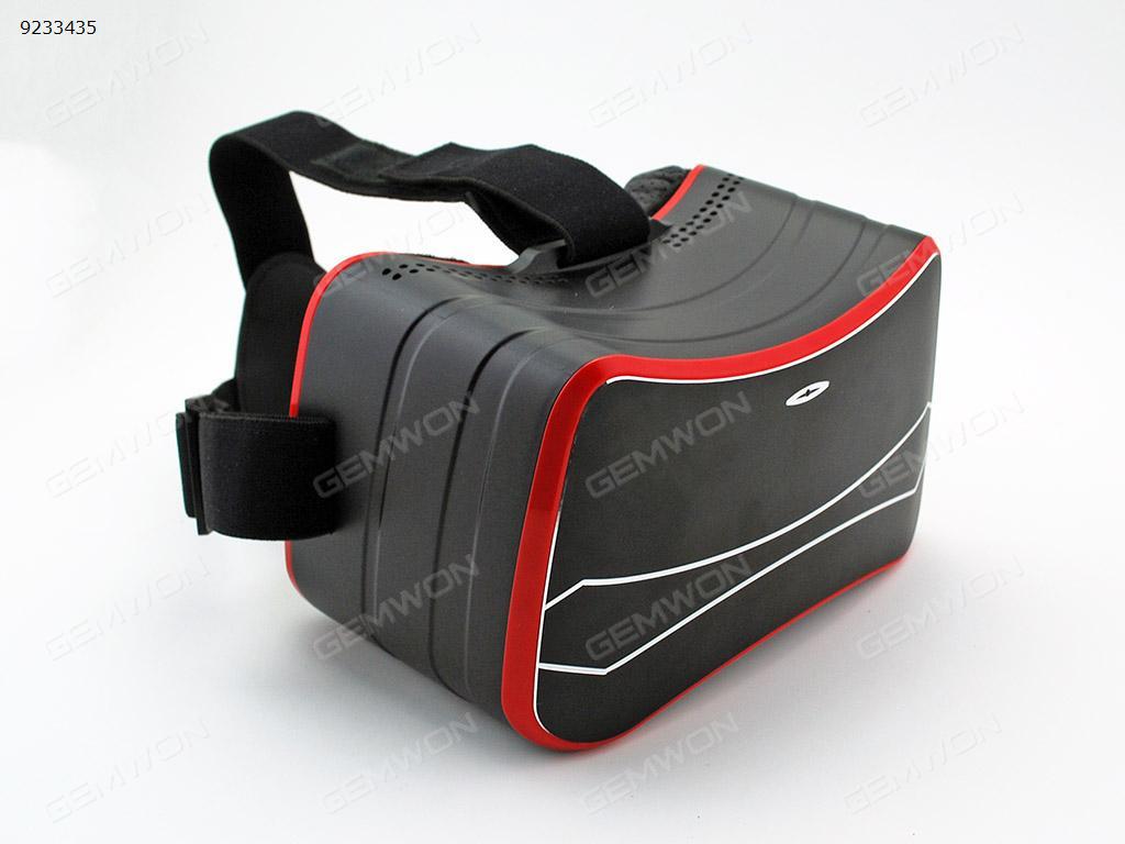 Virtual Reality All-in-one New Full HD 3D Glasses With Headphones Black. 3D Glasses N/A