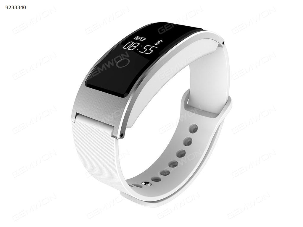 Measuring heart rate and blood oxygen smart watch（silver） Smart Wear A06