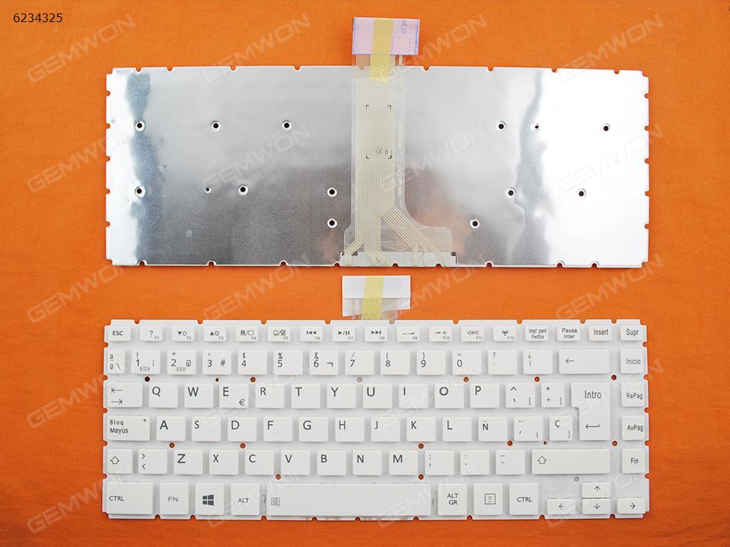 Toshiba L40-B WHITE (Without FRAME, Win8) SP N/A Laptop Keyboard (OEM-B)