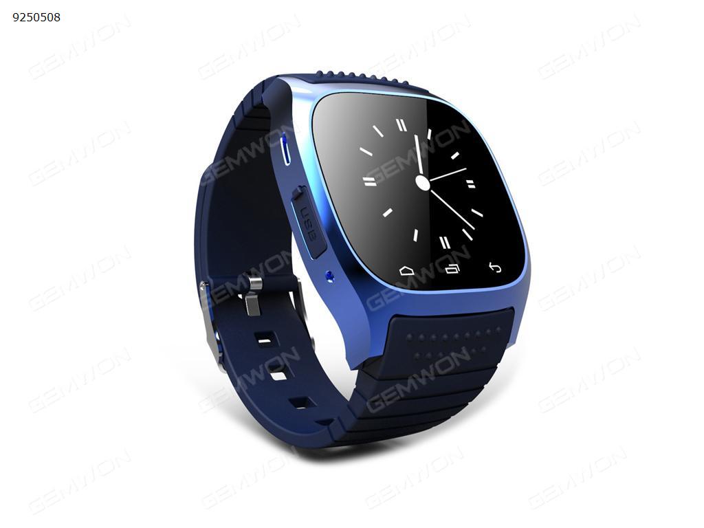 Bluetooth Smart Watch M26 For iPhone SAMSUNG Andriod,BLUE Smart Wear M26