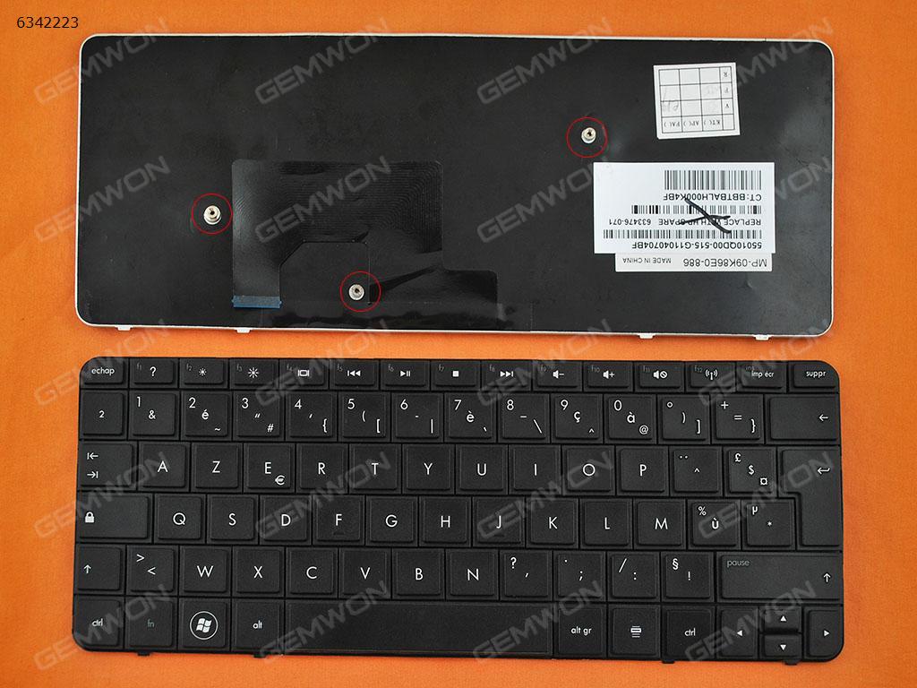 HP MINI 1103 110-3500 110-3510NR 110-3530NR BLACK(Without foil)(Compatible with MINI 210-3000) ? FR N/A Laptop Keyboard (OEM-B)