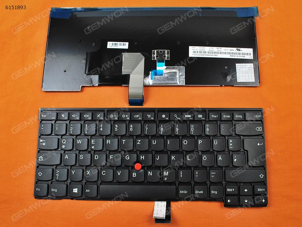 Lenovo Thinkpad T450 T450S BLACK FRAME BLACK (For Win8) GR N/A Laptop Keyboard (OEM-B)