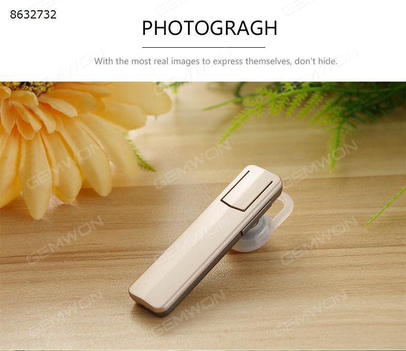 Bluetooth V4.1+EDR，Intelligent voice prompts, Bluetooth camera function.(Color remarks:BLACK,WHITE.GOLD) Headset X7 INTELLIGENT BLUETOOTH HEADSET