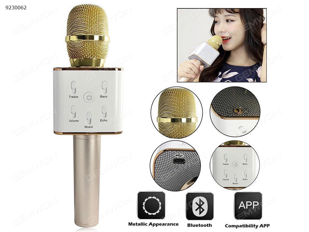 Karaoke Q7 KTV Wireless Bluetooth Microphone & Speaker Singing Machine Player MicQ7