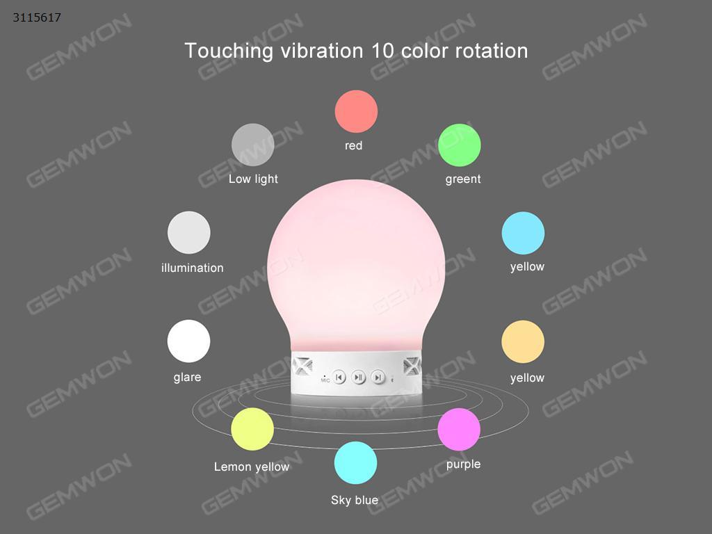 S11A Bluetooth stereo colorful lights, Touch the shot change by light color, change the light intensity and have the function of playing music Bluetooth Speakers S11A Bluetooth stereo colorful lights