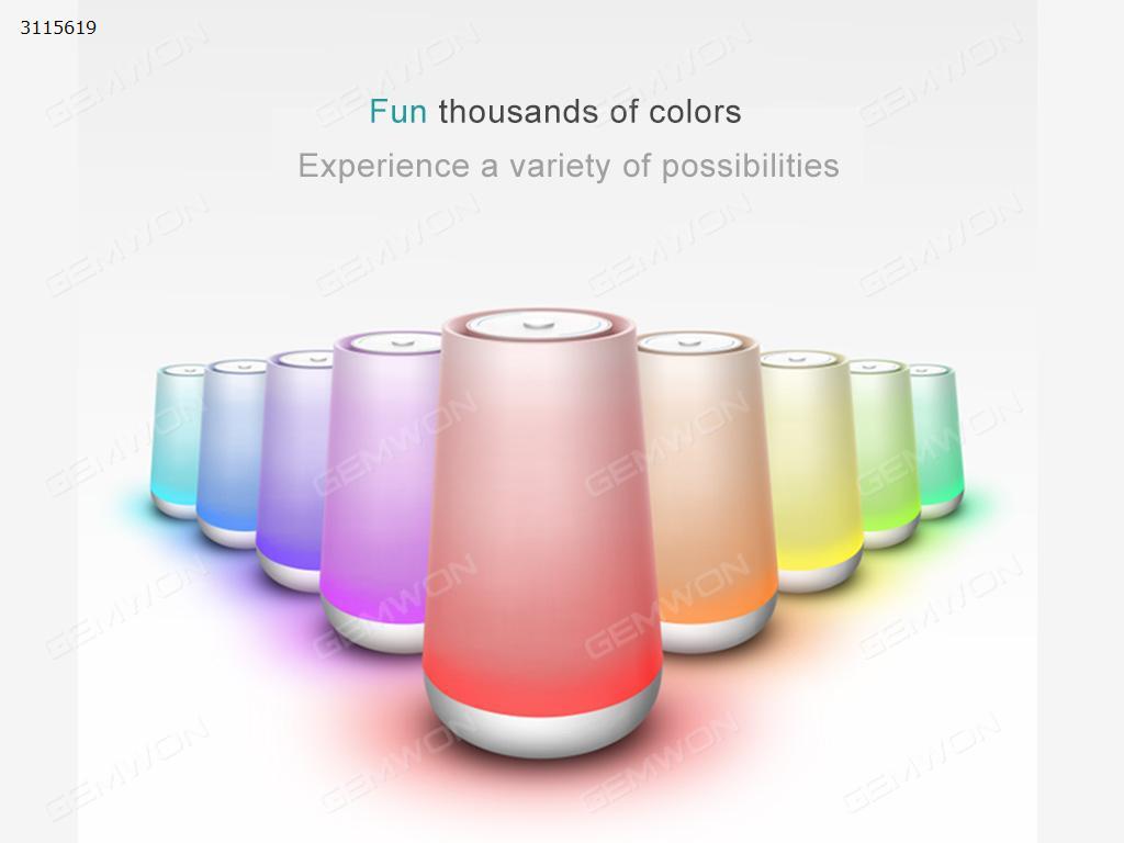 S16A Bluetooth stereo colorful lights, by touch to change light color, change the light intensity and Have the function of playing music Bluetooth Speakers S16A Bluetooth stereo colorful lights