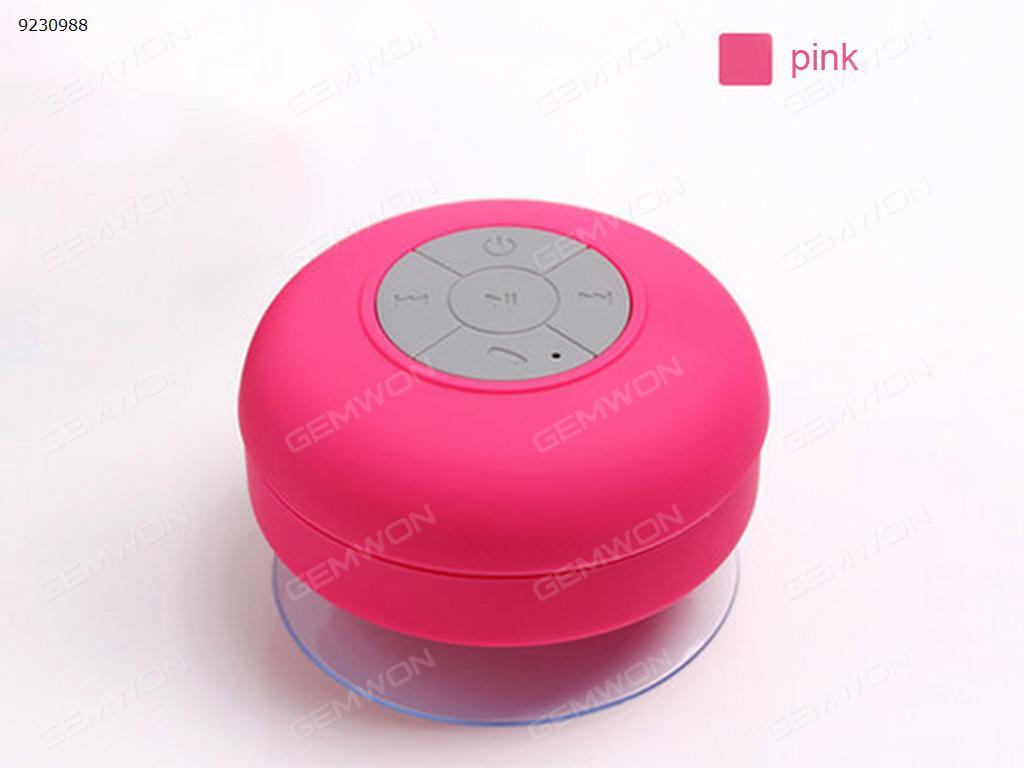 Waterproof bluetooth speakers to connect wireless sucker creative mini bathroom small acoustics pink Bluetooth Speakers N/A